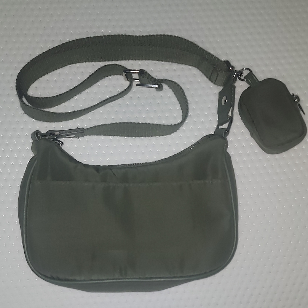 Wild Fable Olive Green‎ Shoulder Bag with Coin Pouch